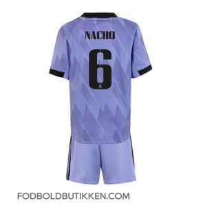 Real Madrid Nacho #6 Udebanetrøje Børn 2022-23 Kortærmet (+ Korte bukser)